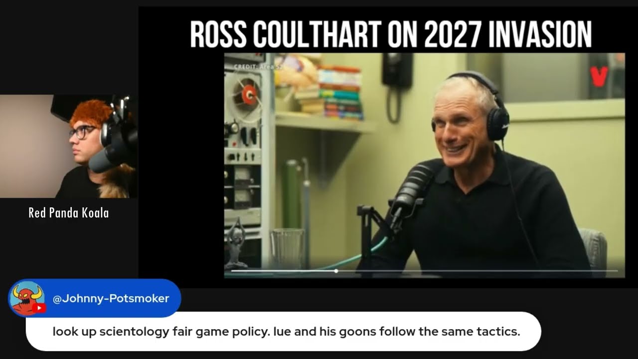Ross Coulthart new statements on the 2027 alleged alien invasion or apocalypse