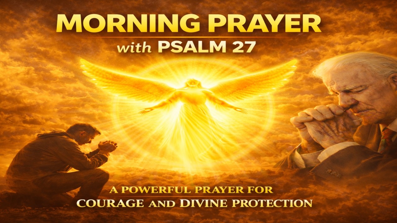 Psalm 27 Morning Prayer | Powerful Prayer for Courage & God’s Divine Protection 🙏📖