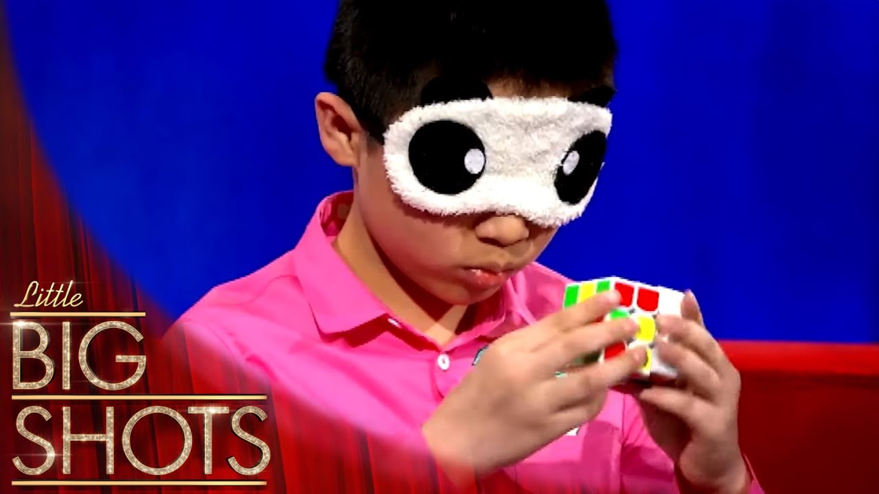 China's Jianyu Solves Rubik's Cubes Whilst BLINDFOLDED!!