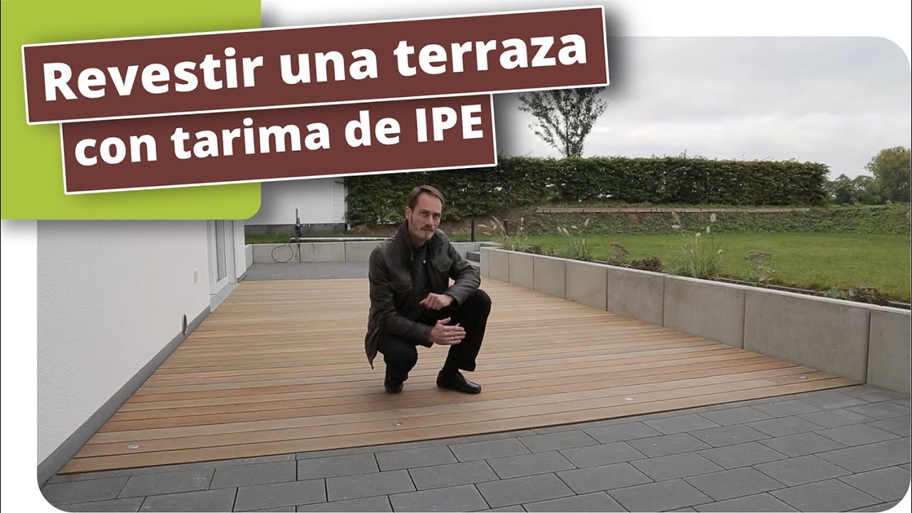 Instalar una terraza con tarima IPE