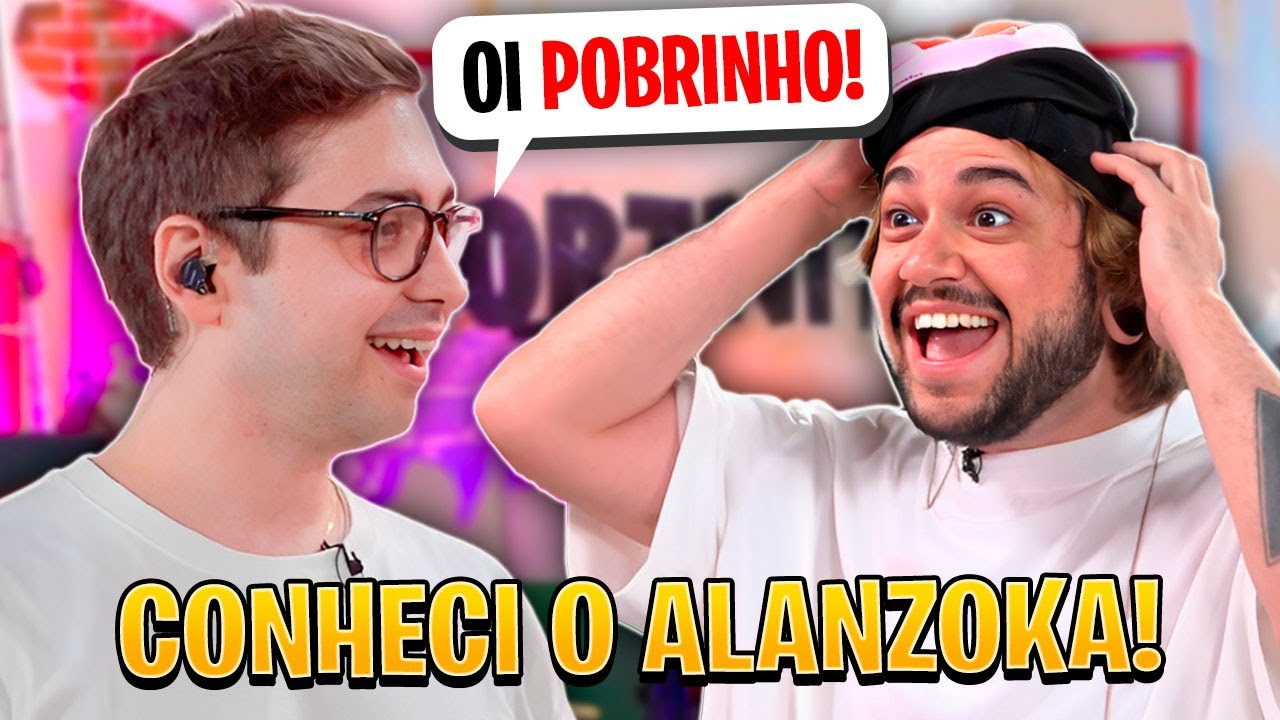 BRINO E ALANZOKA FINALMENTE SE CONHECERAM! (Fizeram uma surpresa)