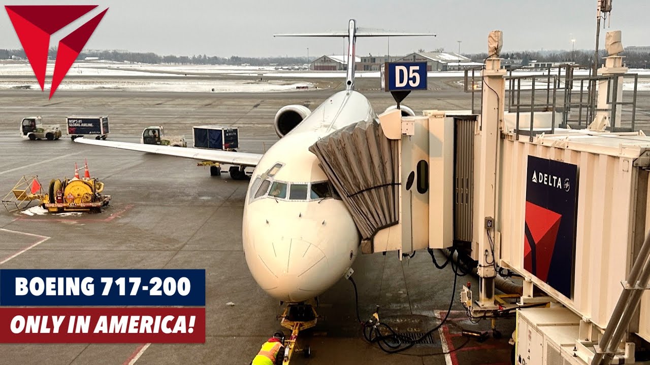 ONLY IN AMERICA: Flying Delta's Boeing 717 to Indianapolis