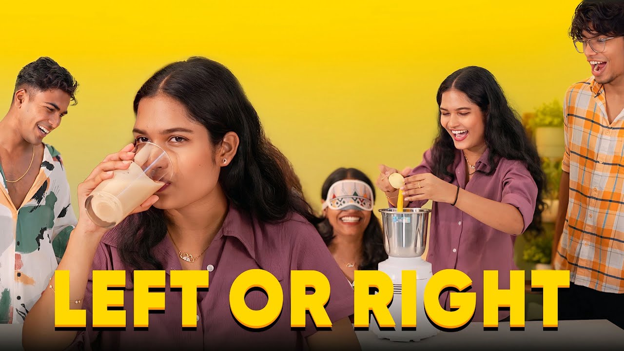 LEFT OR RIGHT CHALLENGE 😂 - CHATTAMBEES