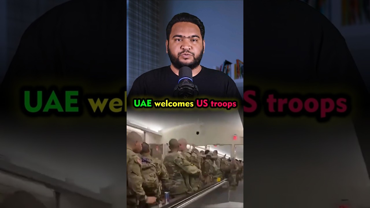 UAE Welcomes Thousands of US Troops for Iran War #shorts