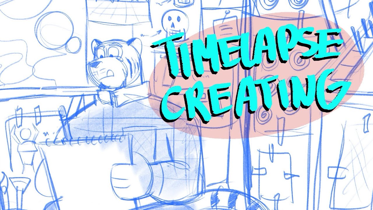 TIMELAPSE CREATING | Spirals- Job The Dedicated Artist (Sketch Ver.)