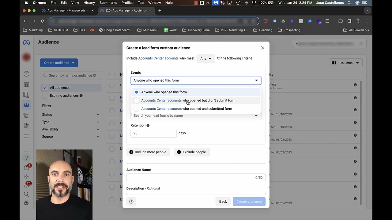 How to create custom audiences from Meta Lead Form | Create custom audiences from Facebook Lead Form