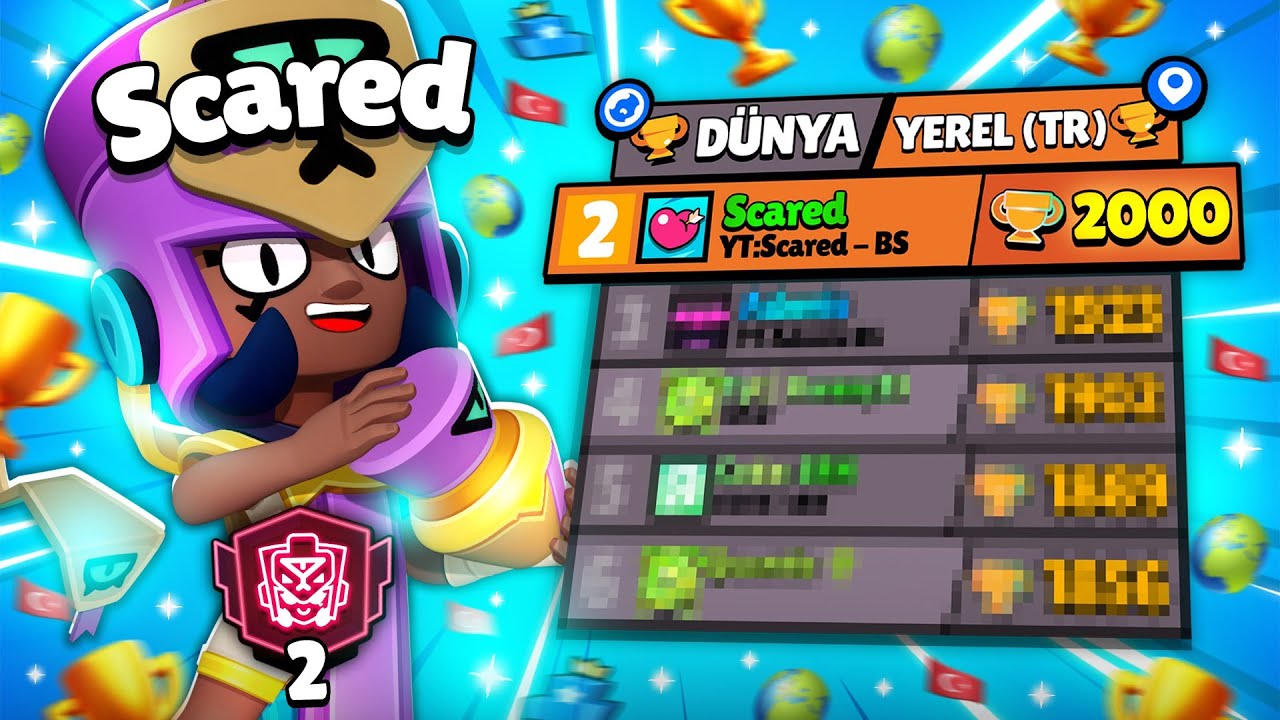2000 KUPA NAJIA İLE TÜRKİYE 2. Sİ OLDUM!🇹🇷🔥 Brawl Stars