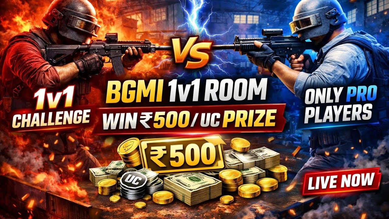 BGMI LIVE 1v1 TDM Challenge 💸 | Winner Gets Prize Money | Bgmi Live 🥵