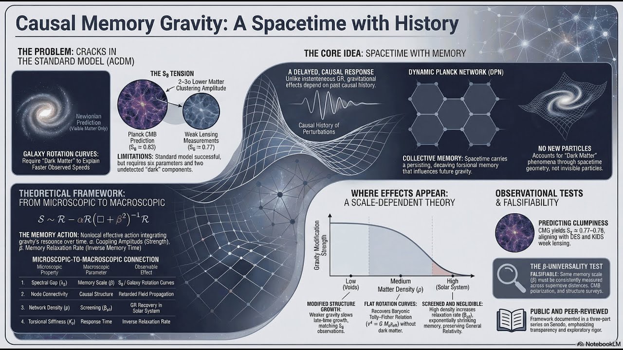 Causal Memory Gravity
