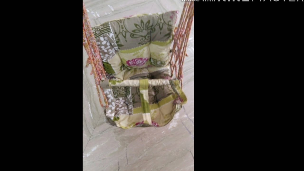 How to make baby swing at home / baby swing making
