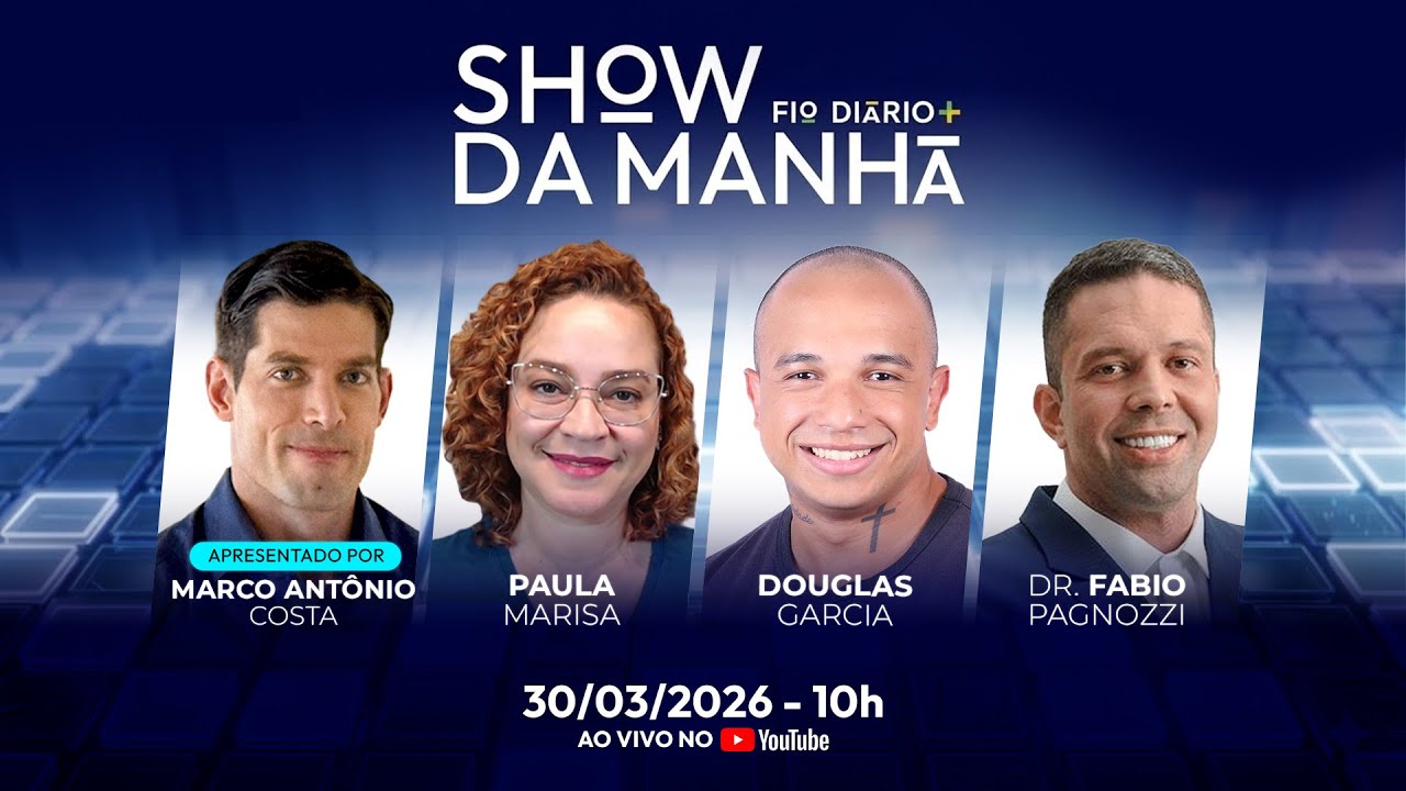 SHOW DA MANH&Atilde; - URGENTE: MORAES TENTA INTERVIR NO CASO MASTER - 30/03/2026