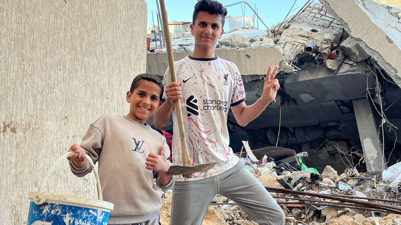 من تحت الانقاض نبحث عن احلامنا🇵🇸..تفاجئنا بالشي الي وجدناه😮