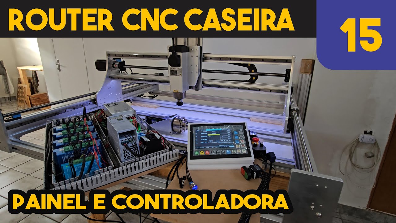 CNC Router Caseira - Painel e Controladora #15