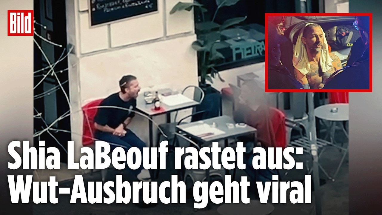 SHIA LABEOUF RASTET AUS: Wutausbruch vor Caf&eacute; in Rom sorgt f&uuml;r Skandal