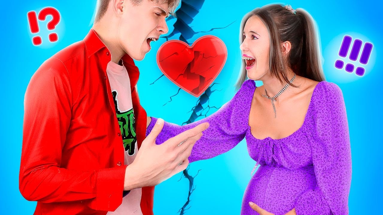 My Dad Left the Family || Rich Pregnant VS Poor Pregnant