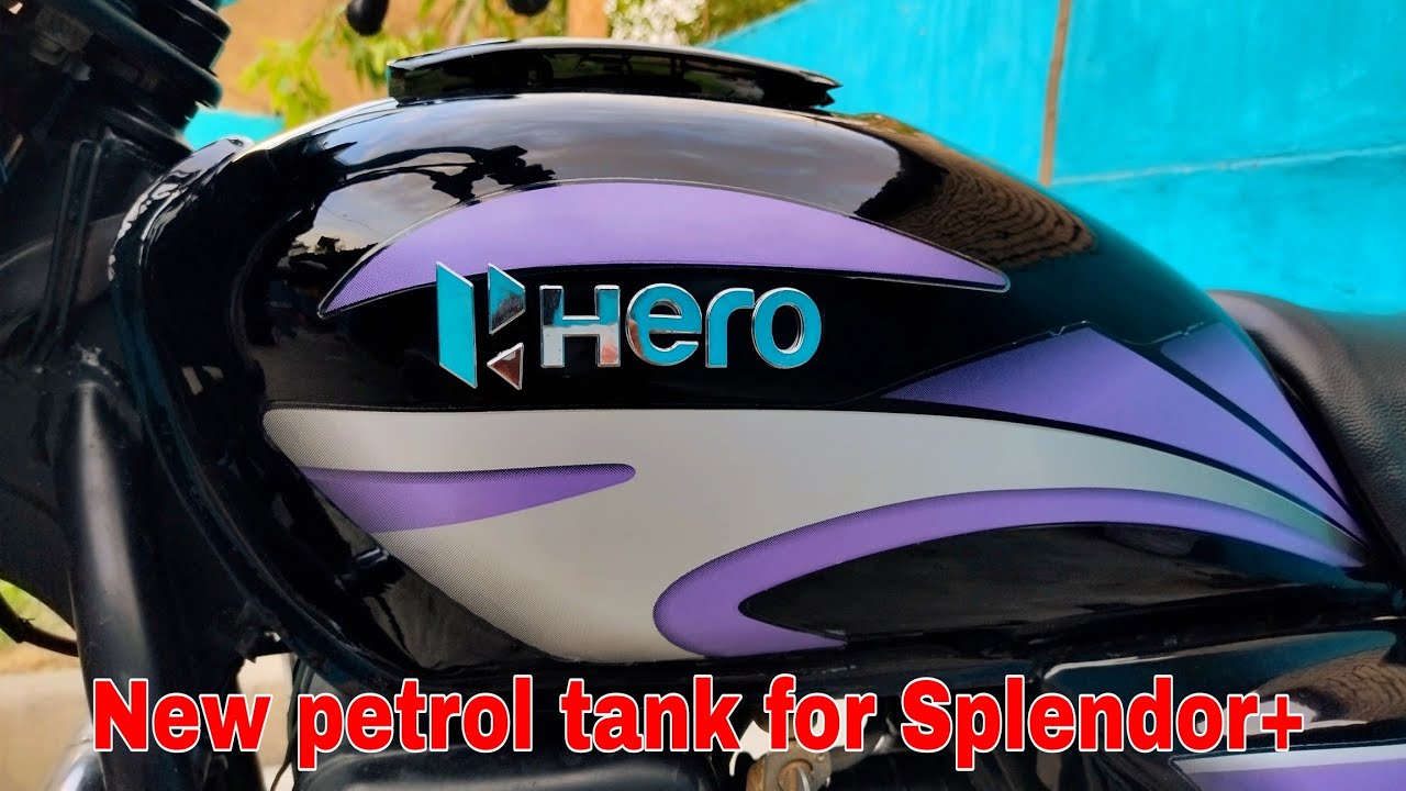 Splendor plus petrol tank change | splendor plus new tank price