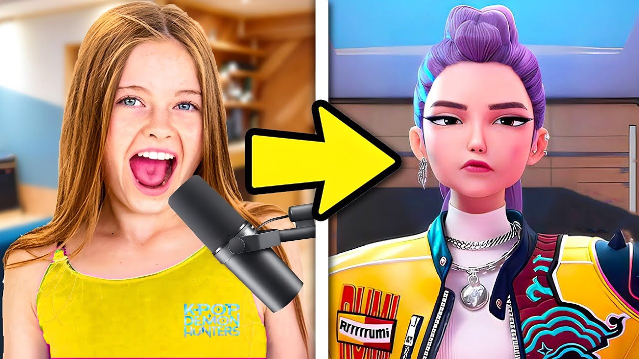 Охотники на демонов из K-Pop, за которыми скрываются голоса! (Салиш Маттер, Руми, Джину)