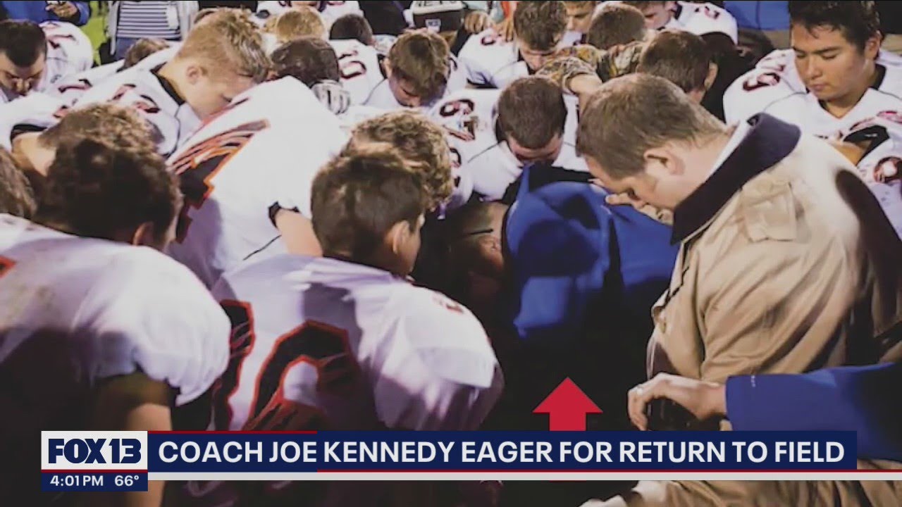 Praying coach Joe Kennedy eager to return to Bremerton HS football field | FOX 13 Seattle