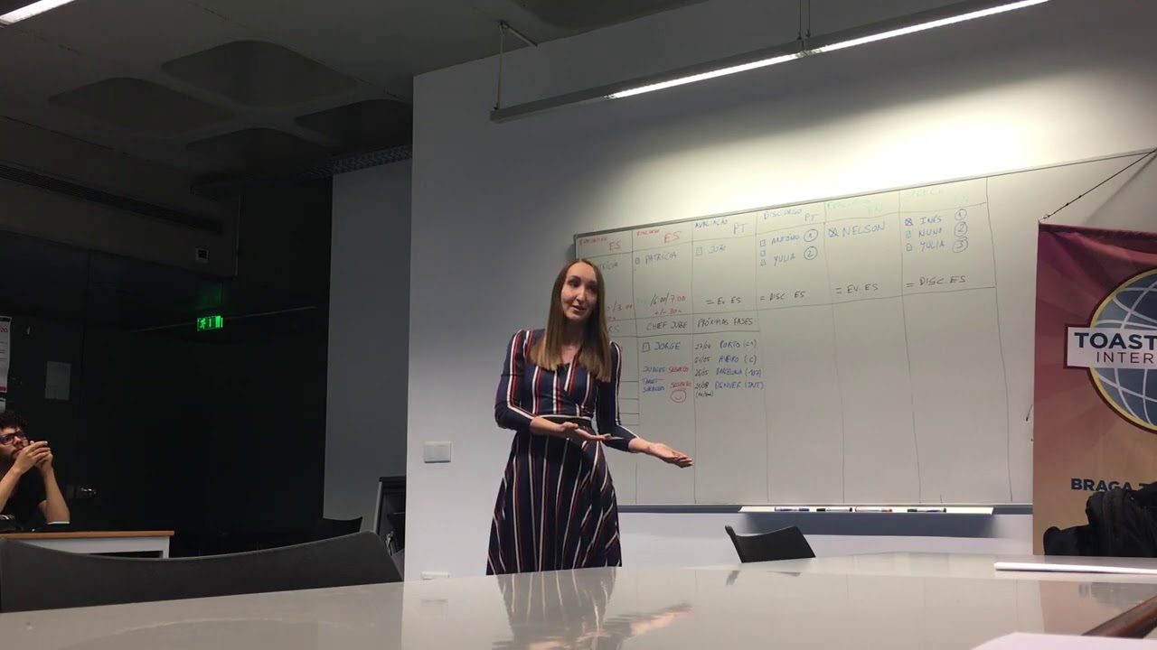 Bem vindo a Portugal - Discurso - vencedor de Toastmasters Braga 2019