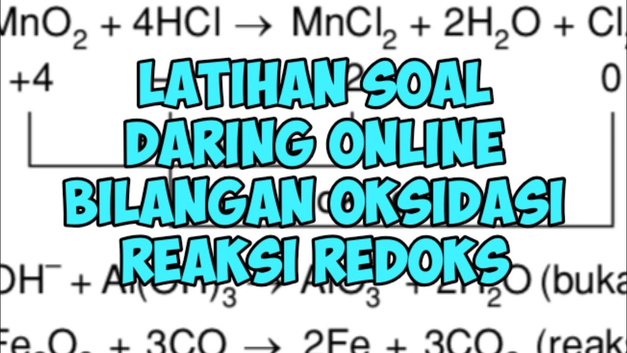 REAKSI REDOKS SOAL DARING ONLINE