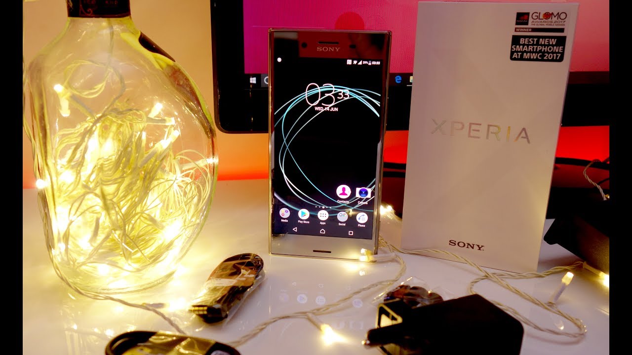 Sony Xperia XZ Premium Unboxing first impression hands on review - Sony's best classy smartphone