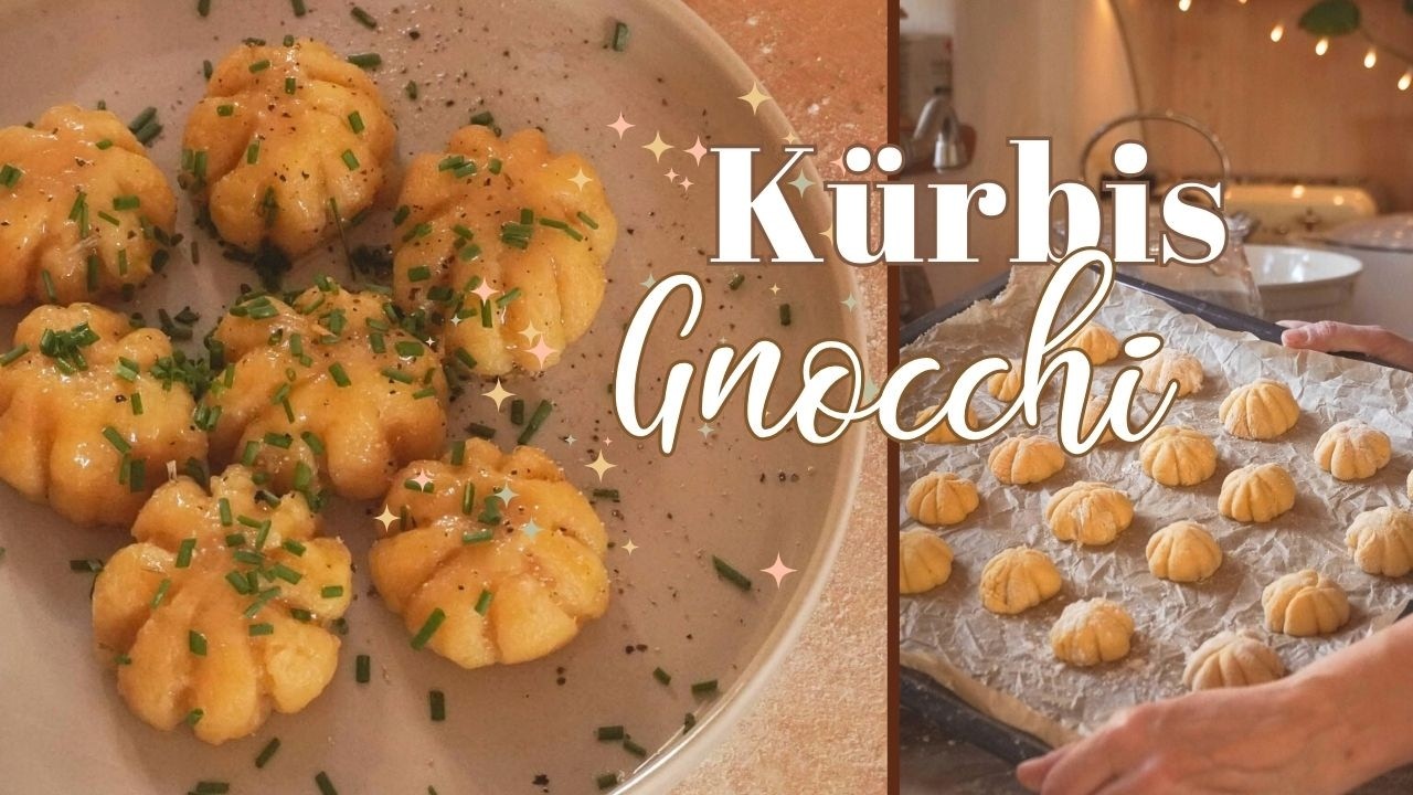 Kürbisgnocchi - gut vorzubereiten, einfach & unwiderstehlich lecker 🎃🍝 ein Rezept zum Wohlfühlen