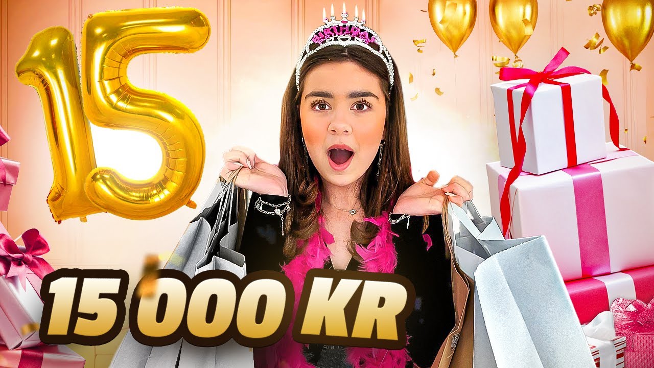 BELLA FYLLER 15 ÅR - Får 15'000 kr ATT SHOPPA VAD HON VILL FÖR