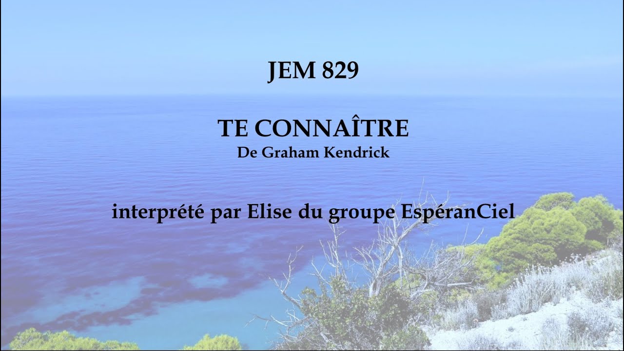 JEM 829 Te conna&icirc;tre
