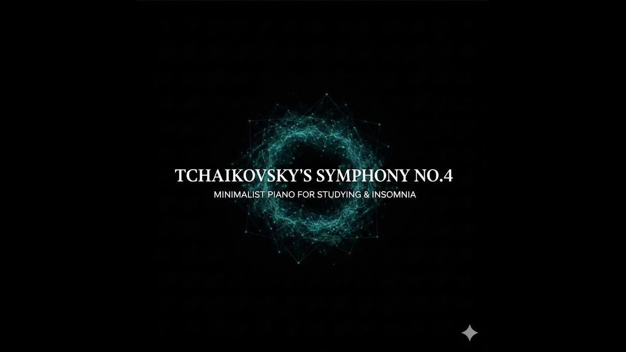 Deep Focus & Sleep: Tchaikovsky’s Symphony No. 4 | Minimalist Piano for Studying & Insomnia