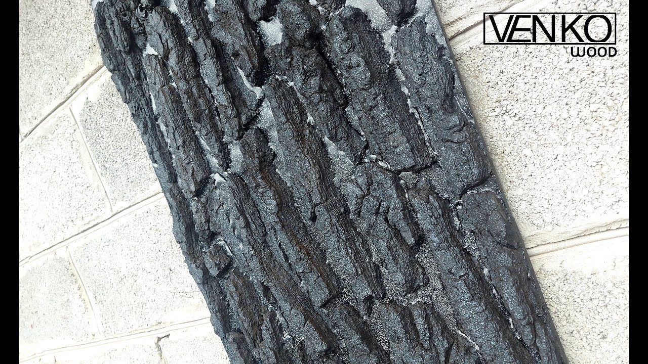 Tree bark as wall decor