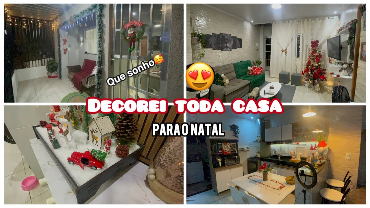 DECORAÇÃO DE NATAL 2025🎄DECOREI MINHA FAXADA /FIZ UMA VILA NATALINA DE MILHÕES 😍