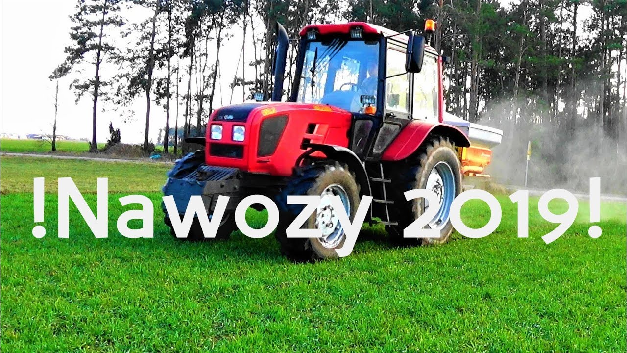 ☆Nawozy 2019 / !Rozsiewanie nawozu! / Kverneland Exacta EL / Belarus952.5 /