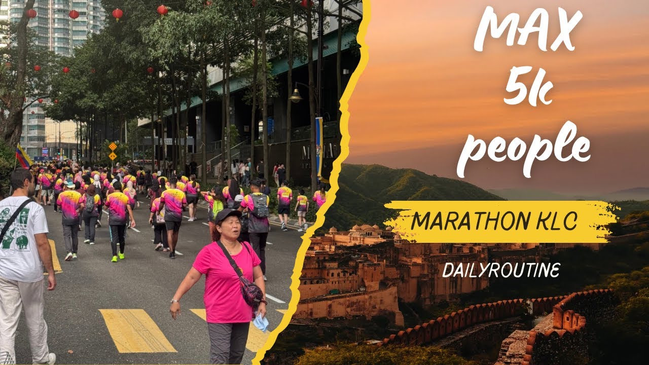 5 hajar to bad bande Di marathons in Malaysia 😳. Barish me kam kharab krta yaar 