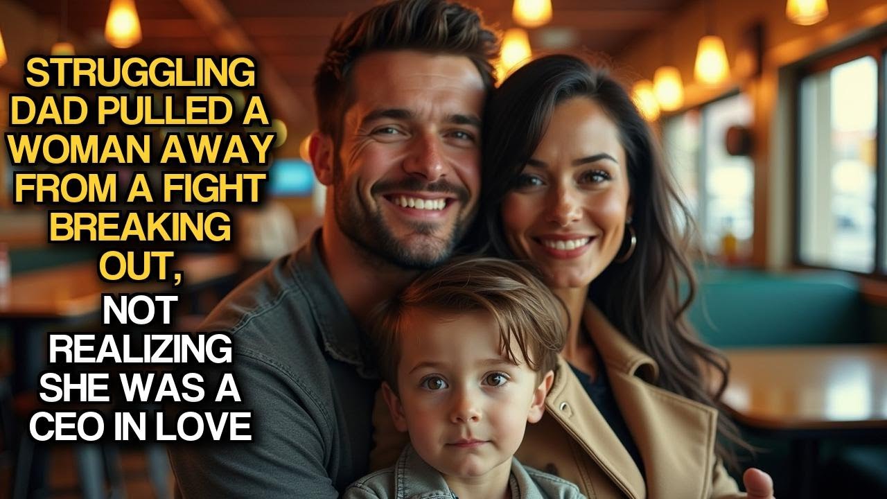 Struggling Dad Pulled A Woman Away From A Fight Breaking Out, Not Realizing She Was A CEO In Love