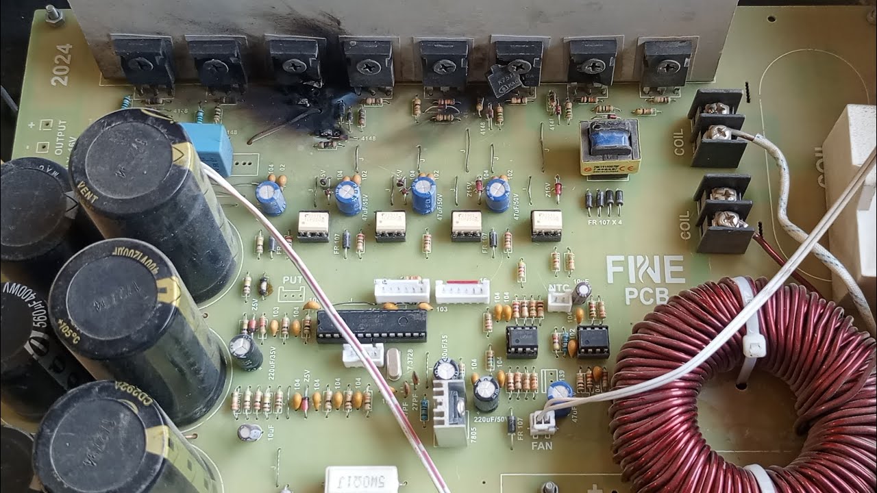 How to repair solar inverter Igbt 75T65 TLP250 Problem⚡