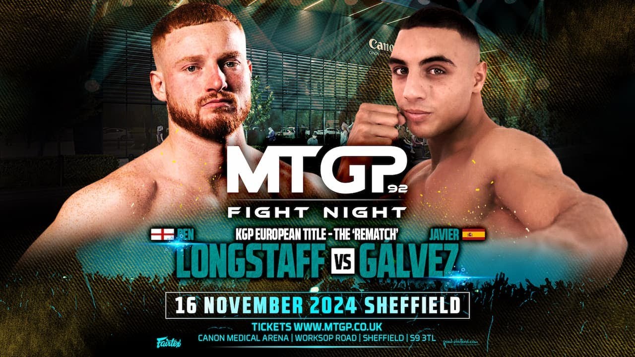 Ben Longstaff vs Javier Gálvez // MTGP Fight Night 92 // 16.11.2024 // Sheffield