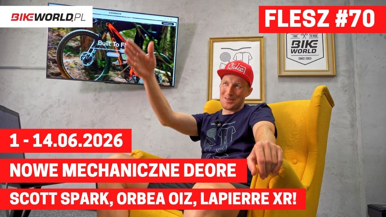 Flesz #70: Shimano Deore M7200 i M6200, Scott Spark, Orbea Oiz, nowe prototypowe szosy! (1-14.06.26)