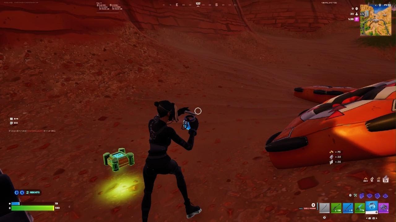 Playing Fortnite