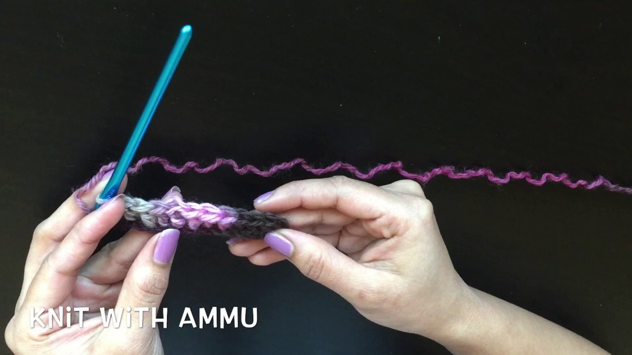 Double Crochet Malayalam | Crochet Basics