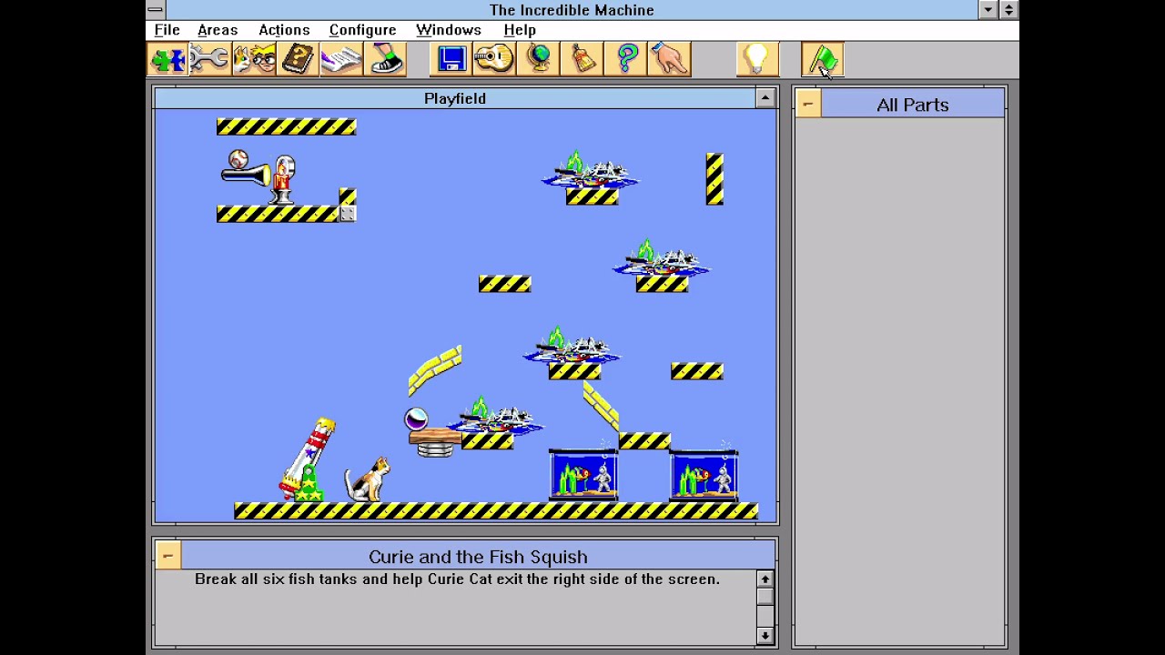 The Incredible Machine 3 - Hard Puzzles (1995) [Windows 3x]