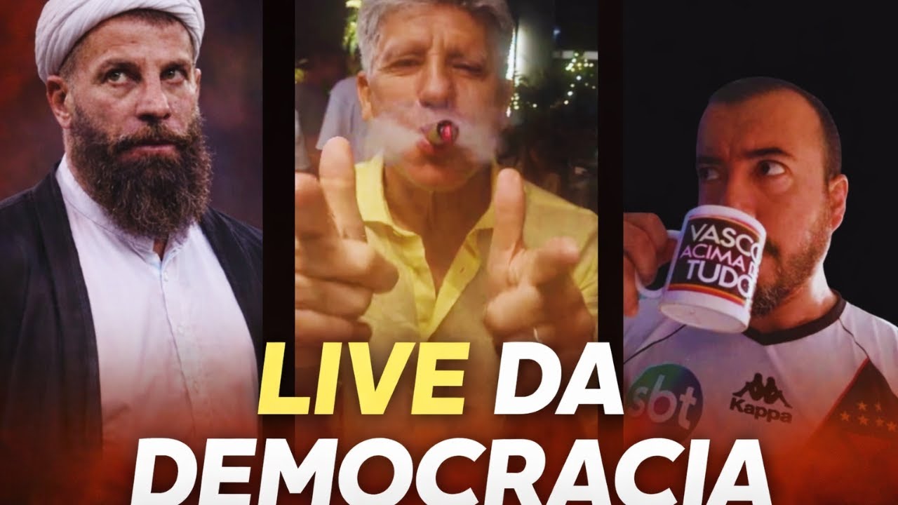 VASCO 🙏💢 LIVE DA DEMOCRACIA PRA ENCHER LINGUIÇA 🙏💢 NÃO TEM NOTÍCIAS 😅💣👀