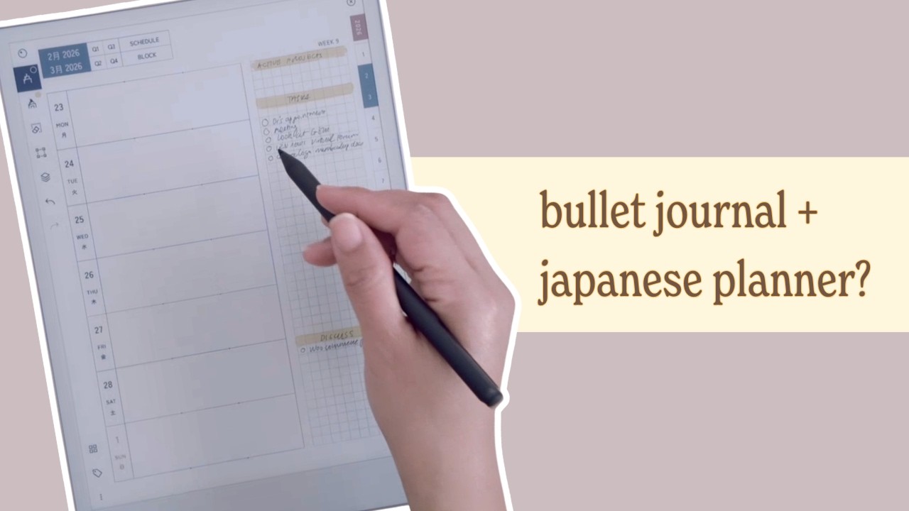 I Tried Bullet Journaling on the reMarkable. Now I Use This Instead.