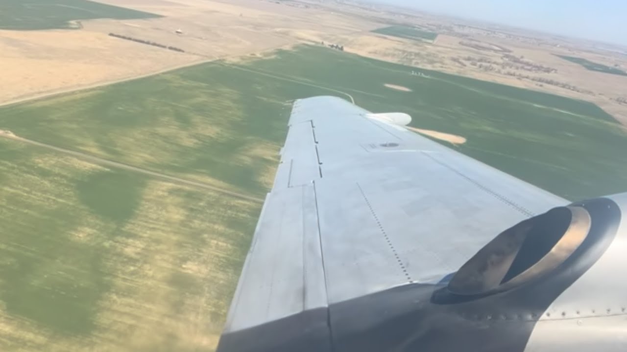 Denver Air Connection Swearingen Metroliner Taxi and Takeoff from Denver (DEN)