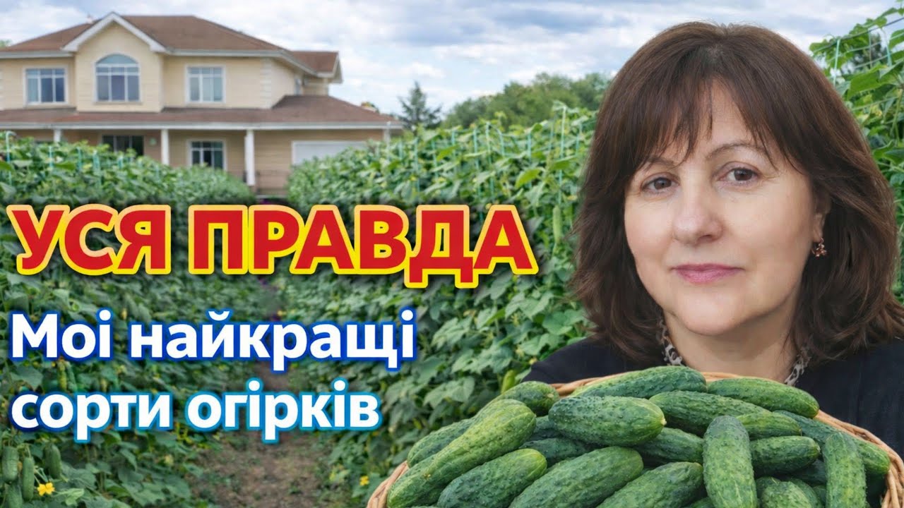 ПОСІЙТЕ  НАСПРАВДІ  УРОЖАЙНІ СОРТИ  ОГІРКІВ/ НА початку літа уже збираємо урожай