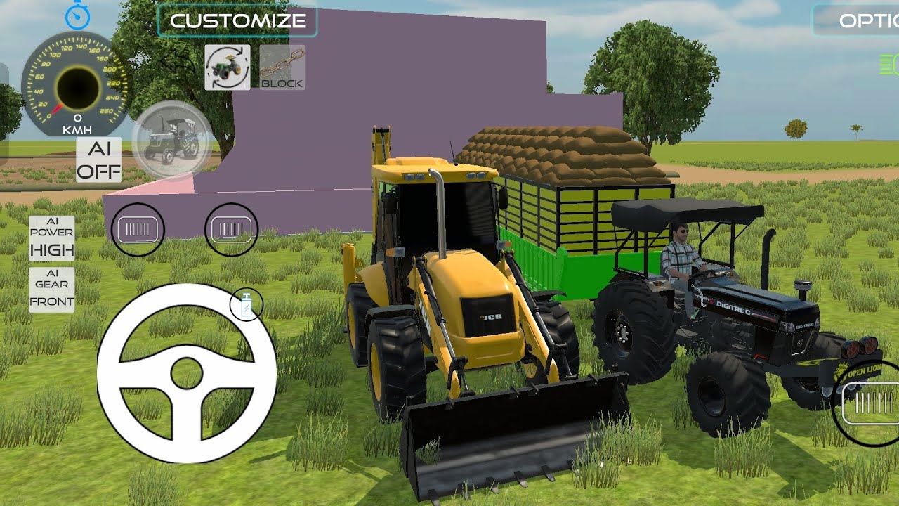 Tractor Jcb driving #vairal #youtubevideos #gaming #tracotor #jcb #tochan #vairalvideo #modified 