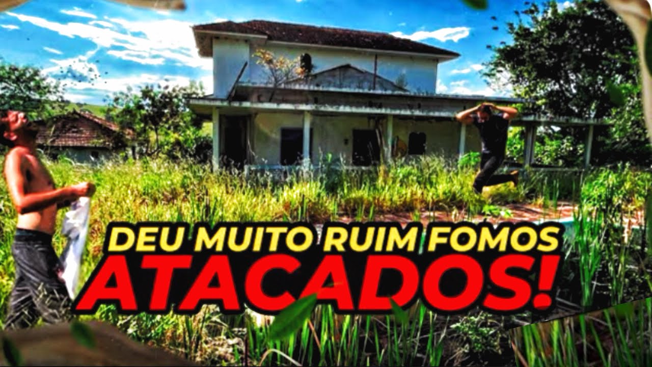GRAVÍSSIMO FOMOS ATACADOS AO TENTAR ENTRAR EM UM CASARÃO COM SENZALA!