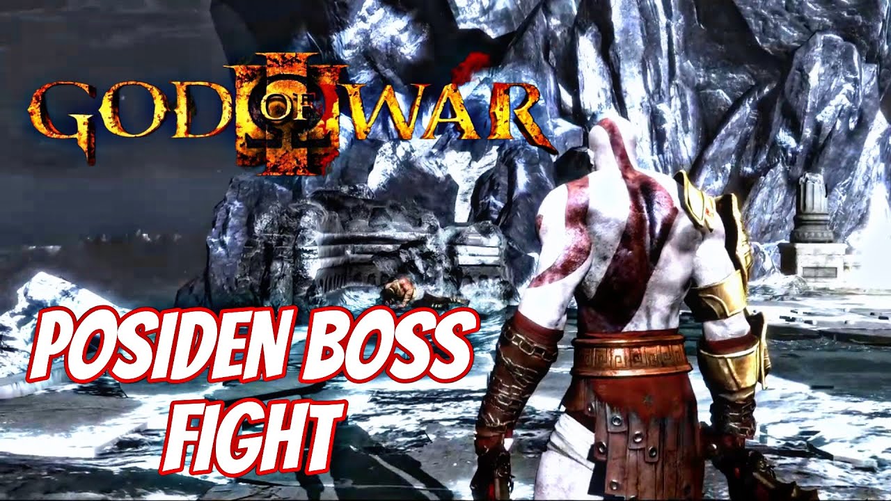 God Of War 3 Remastered Posiden Boss Fight. 