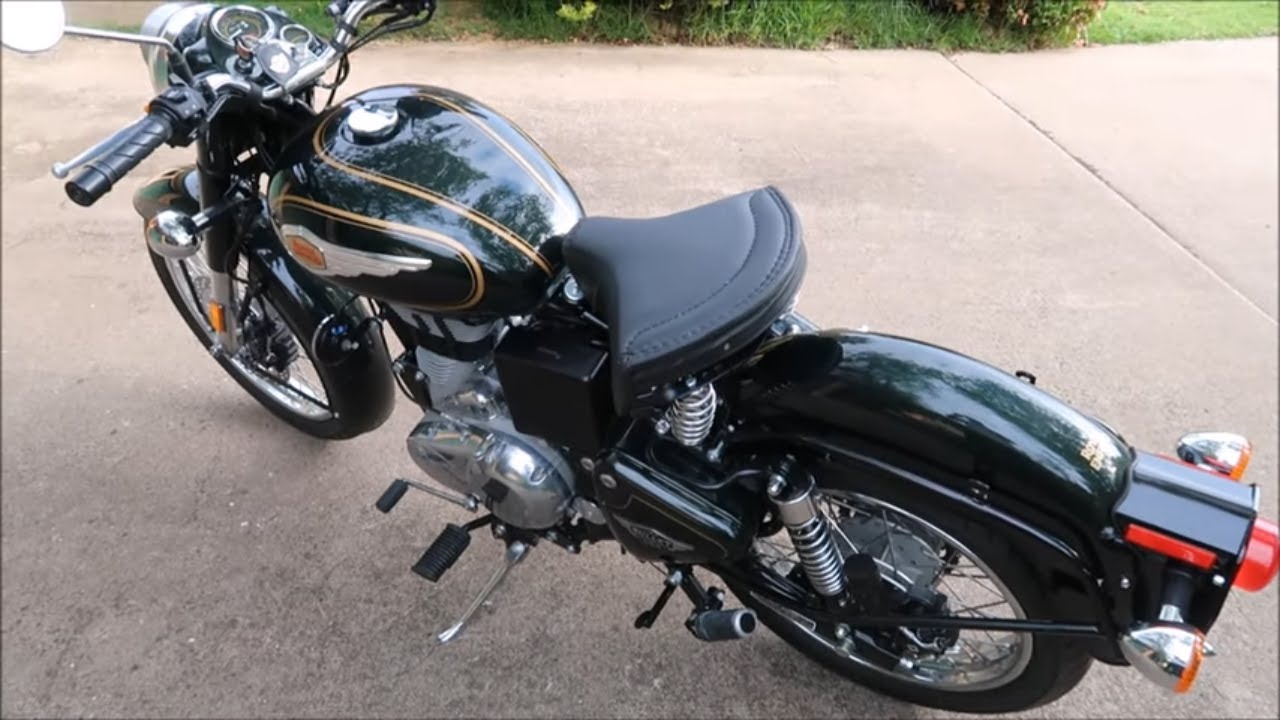 2020 Royal Enfield Standard 500 - My Bench To A Lycett Solo Seat Conversion!