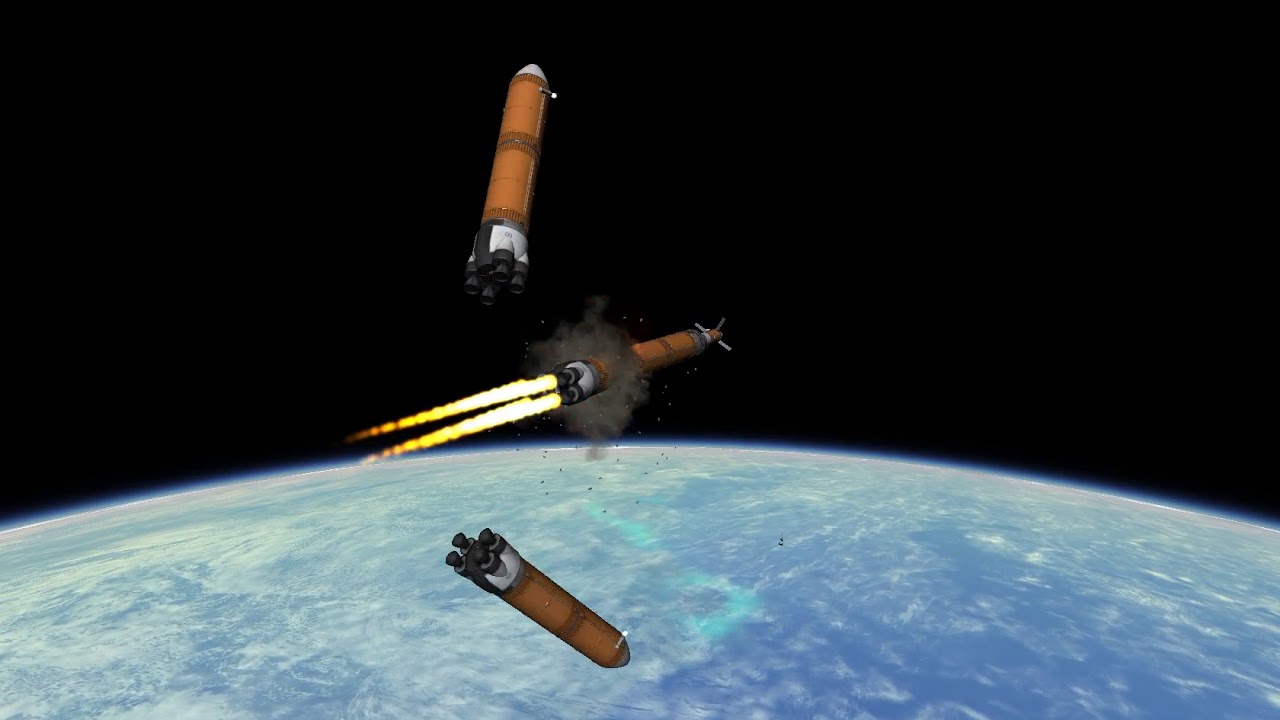 42 - KSP : Test mod RSS+RSSVE (clouds)+EVE ; Mise en orbite comme ISS