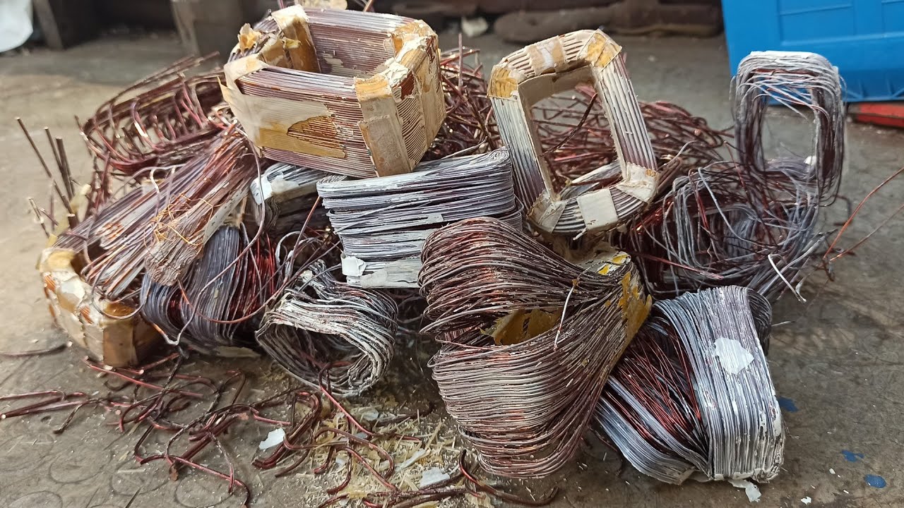 scrapping different types of ballasts for copper.....